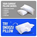 Snoozu-Contoured MemoryFoam Pillow